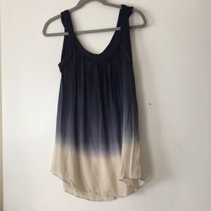 Anthropologie dip-dye tunic
